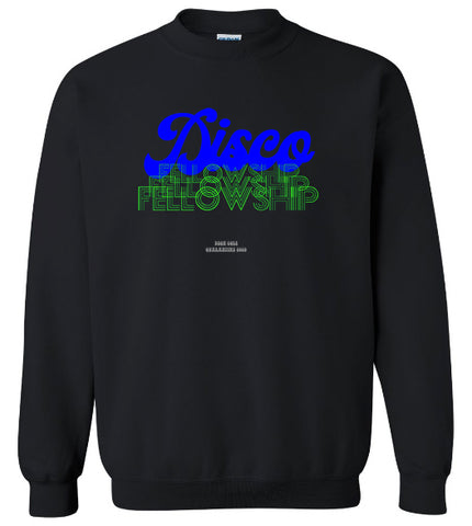 DISCO FELLOWSHIP 2 Crewneck Sweatshirt Black